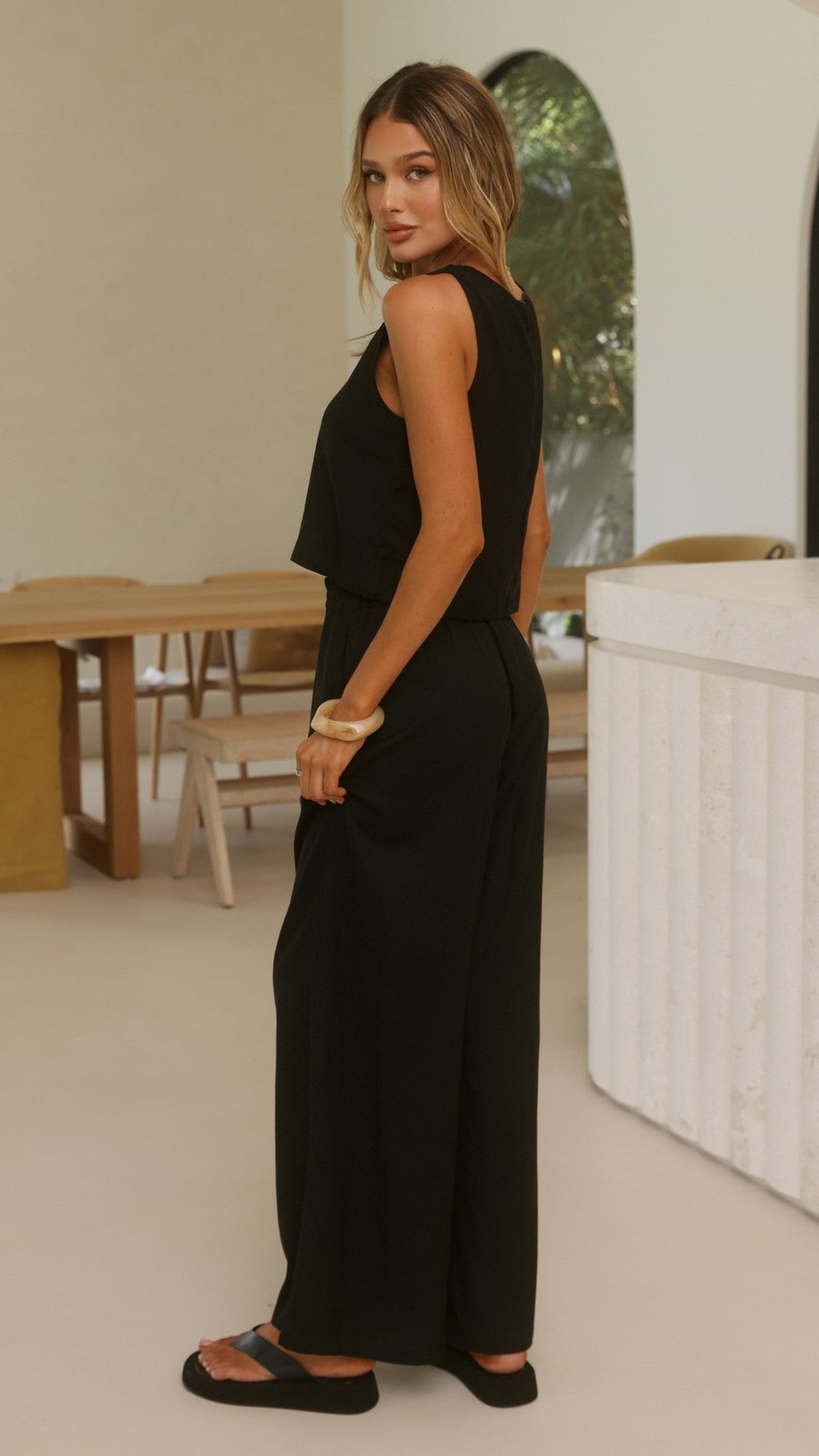 Nadie Crop Top - Black