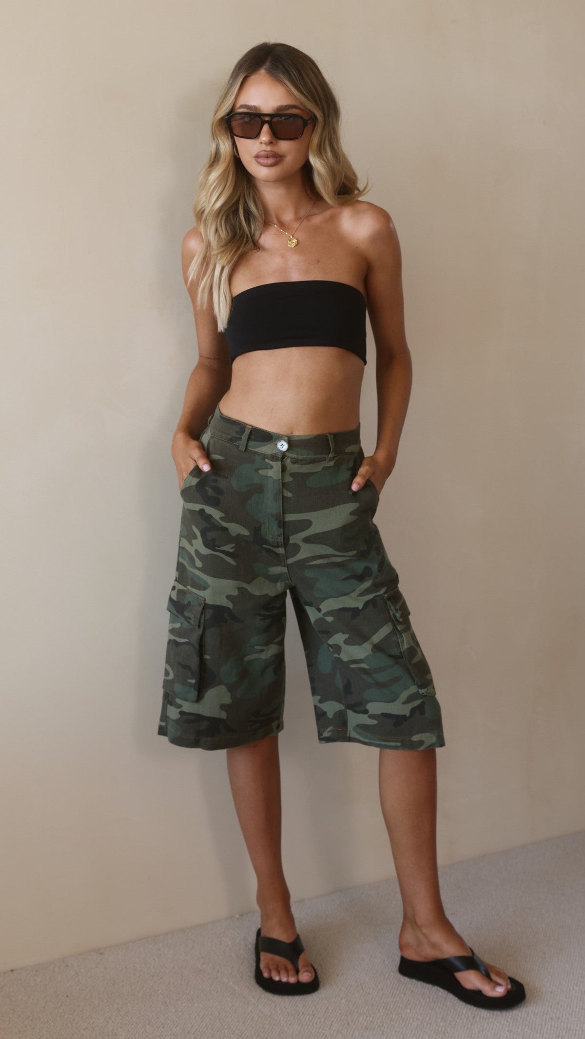 Parker Cargo Short - Dark Camo