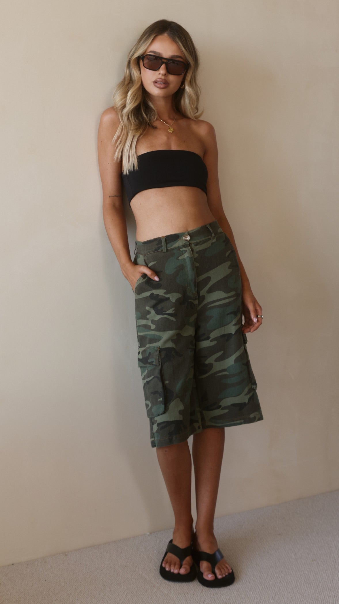 Parker Cargo Short - Dark Camo