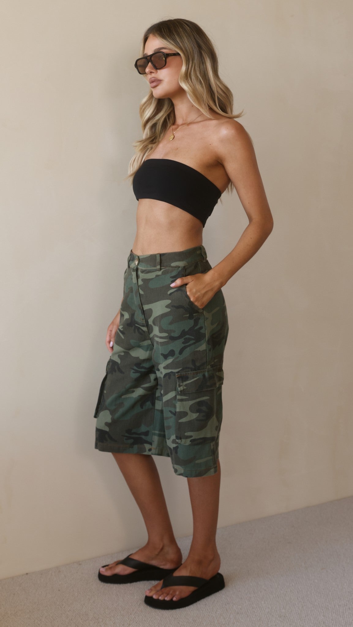 Parker Cargo Short - Dark Camo