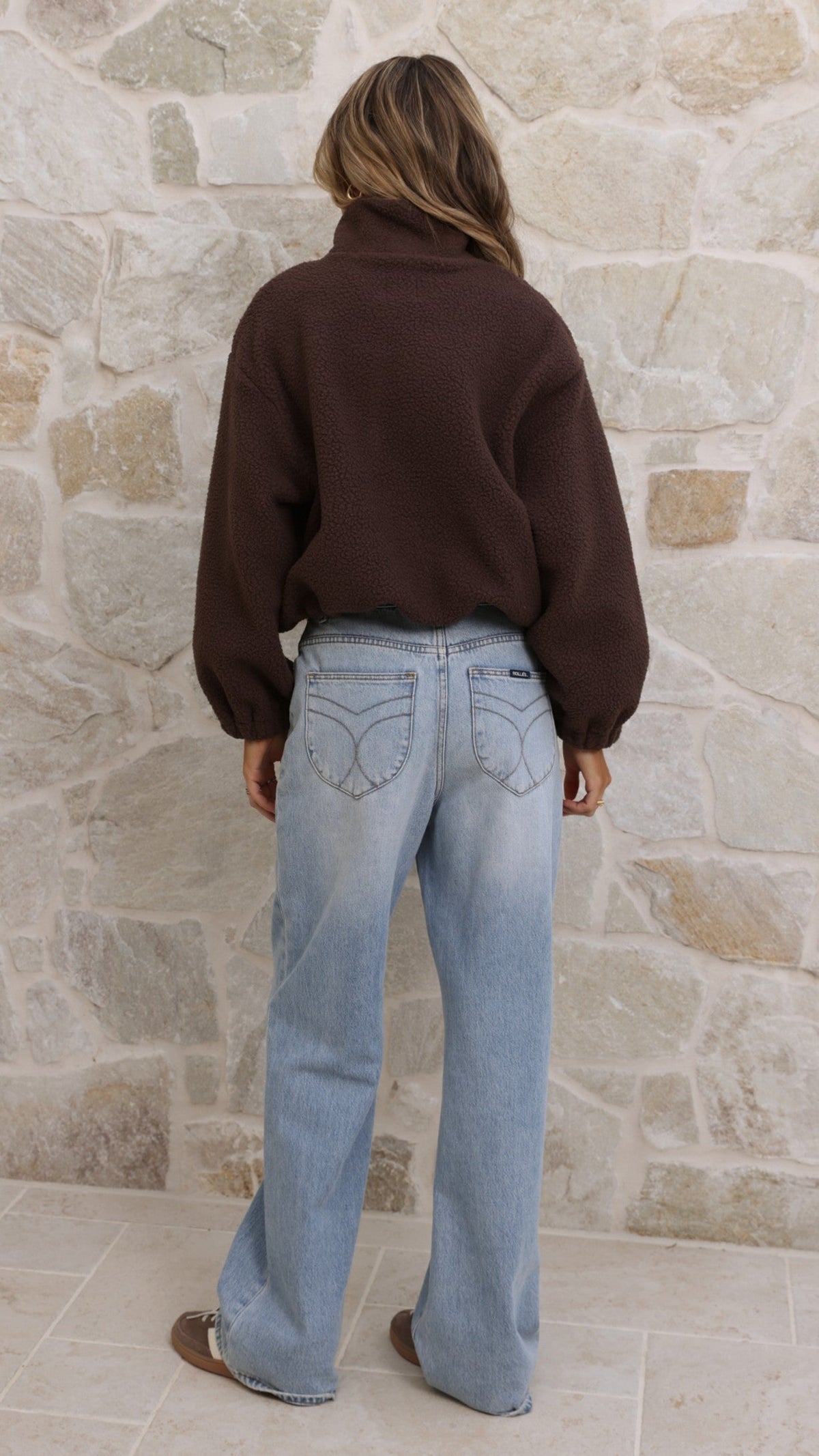 Maisie Teddy Jacket - Chocolate