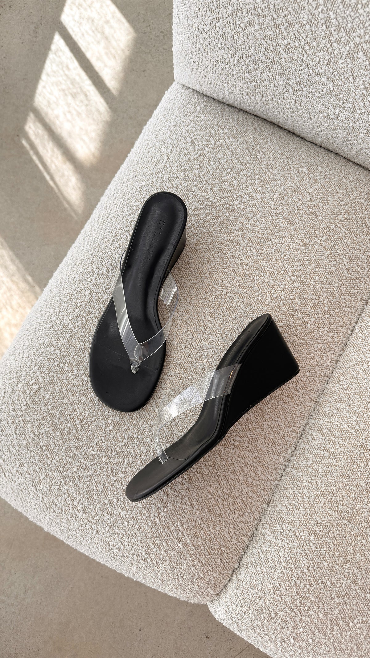 Tiggy Wedge - Clear / Black