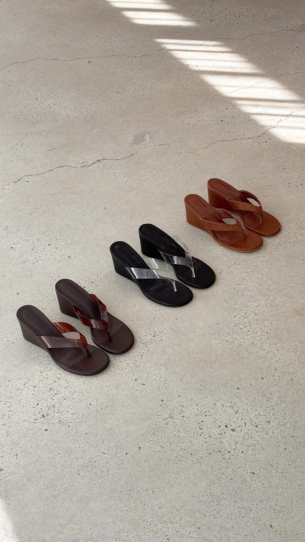 Tiggy Wedge  - Clear/Choc