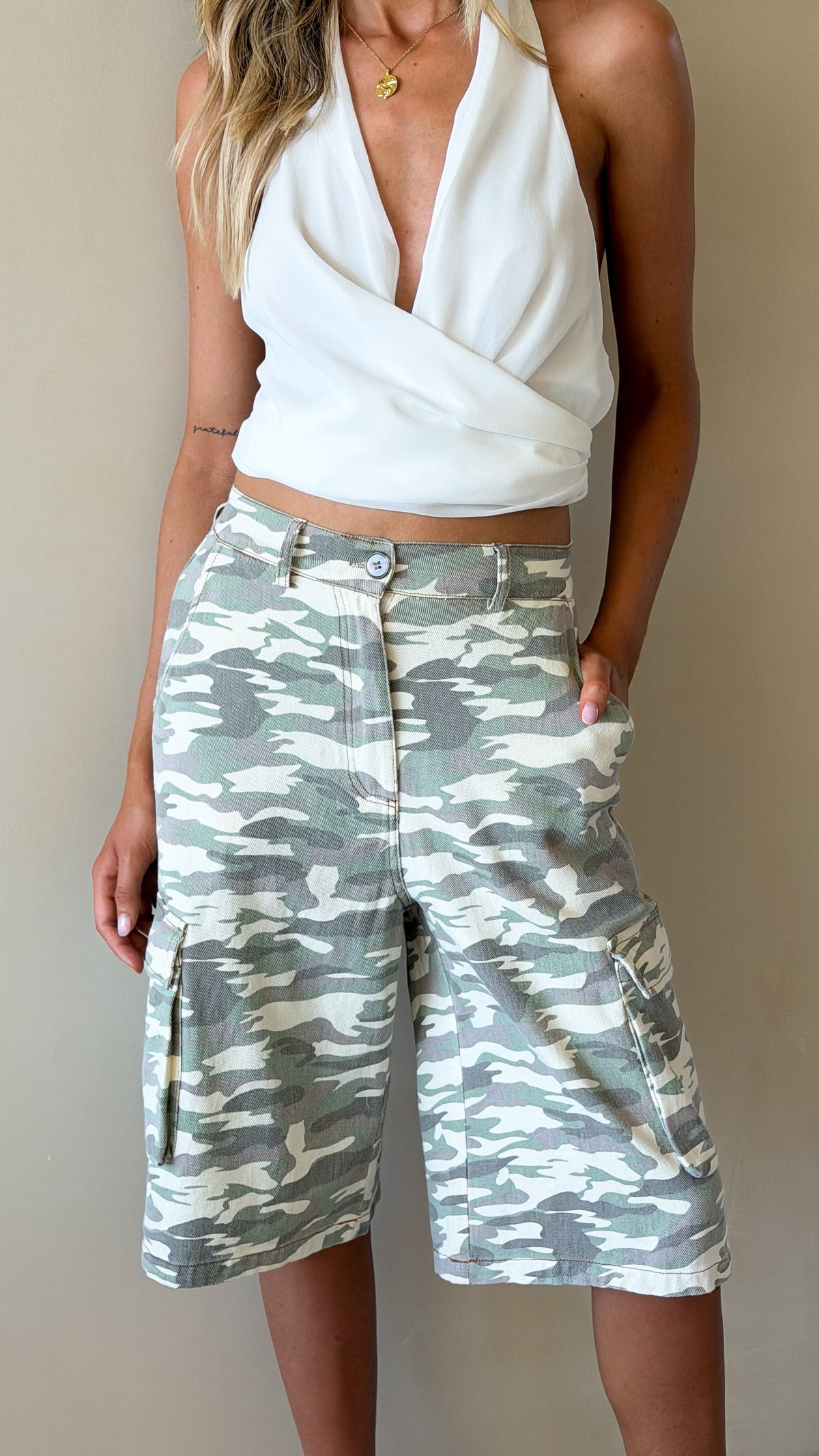 Parker Cargo Short - Light Camo