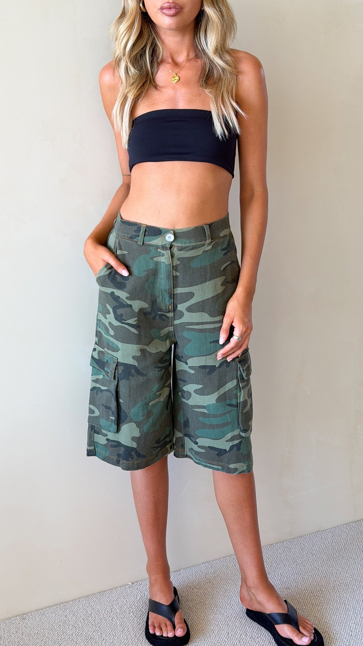 Parker Cargo Short - Dark Camo