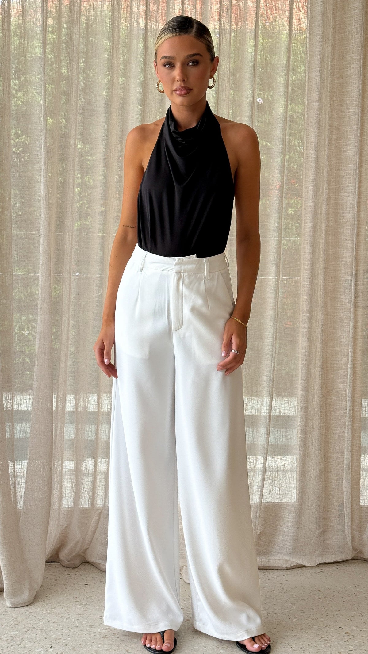 Maeva Tailored Pants - White