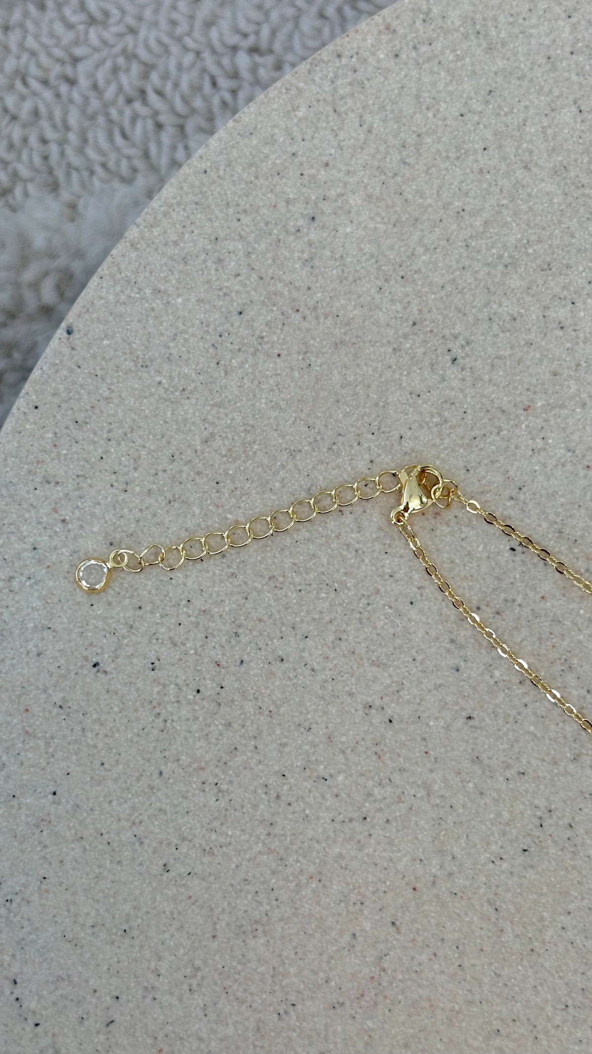 Ivy Initial Letter Necklace - K