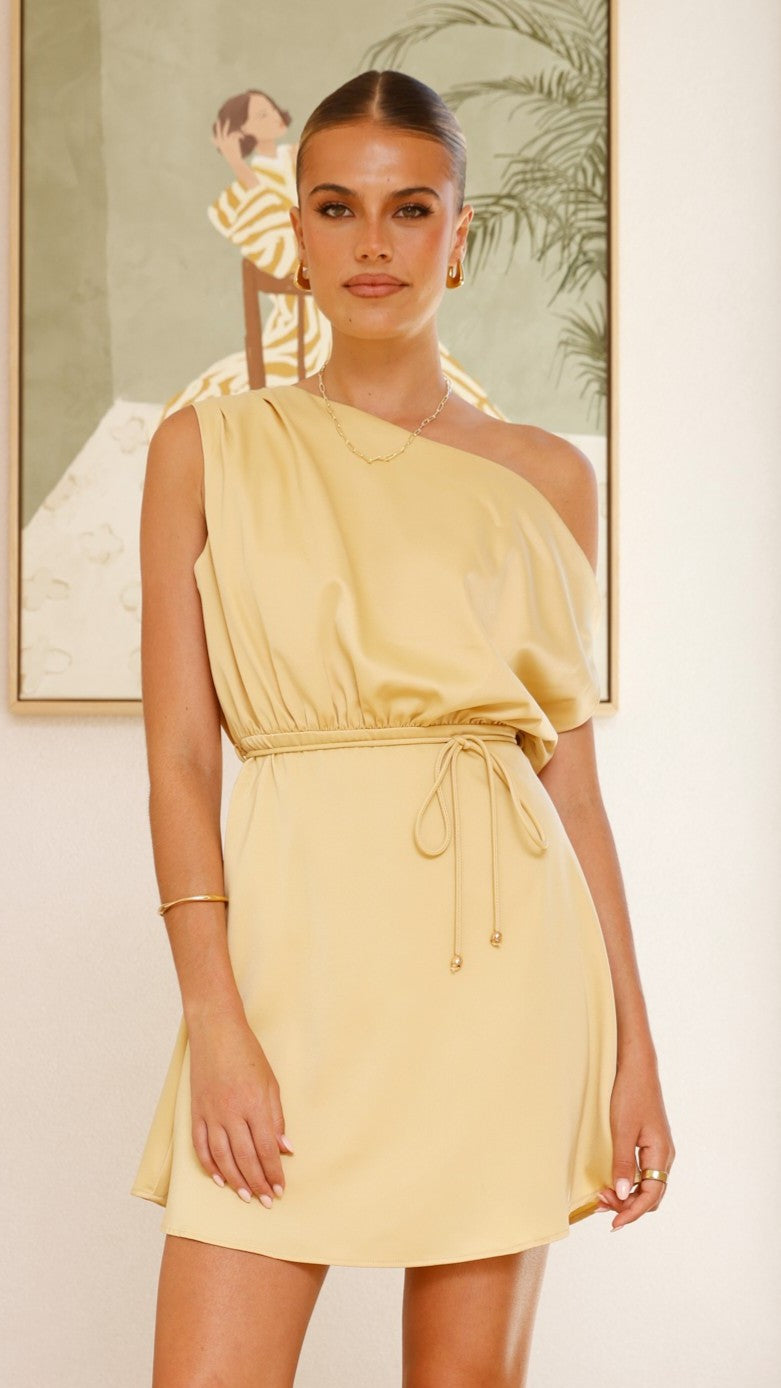 Prudence Mini Dress - Yellow